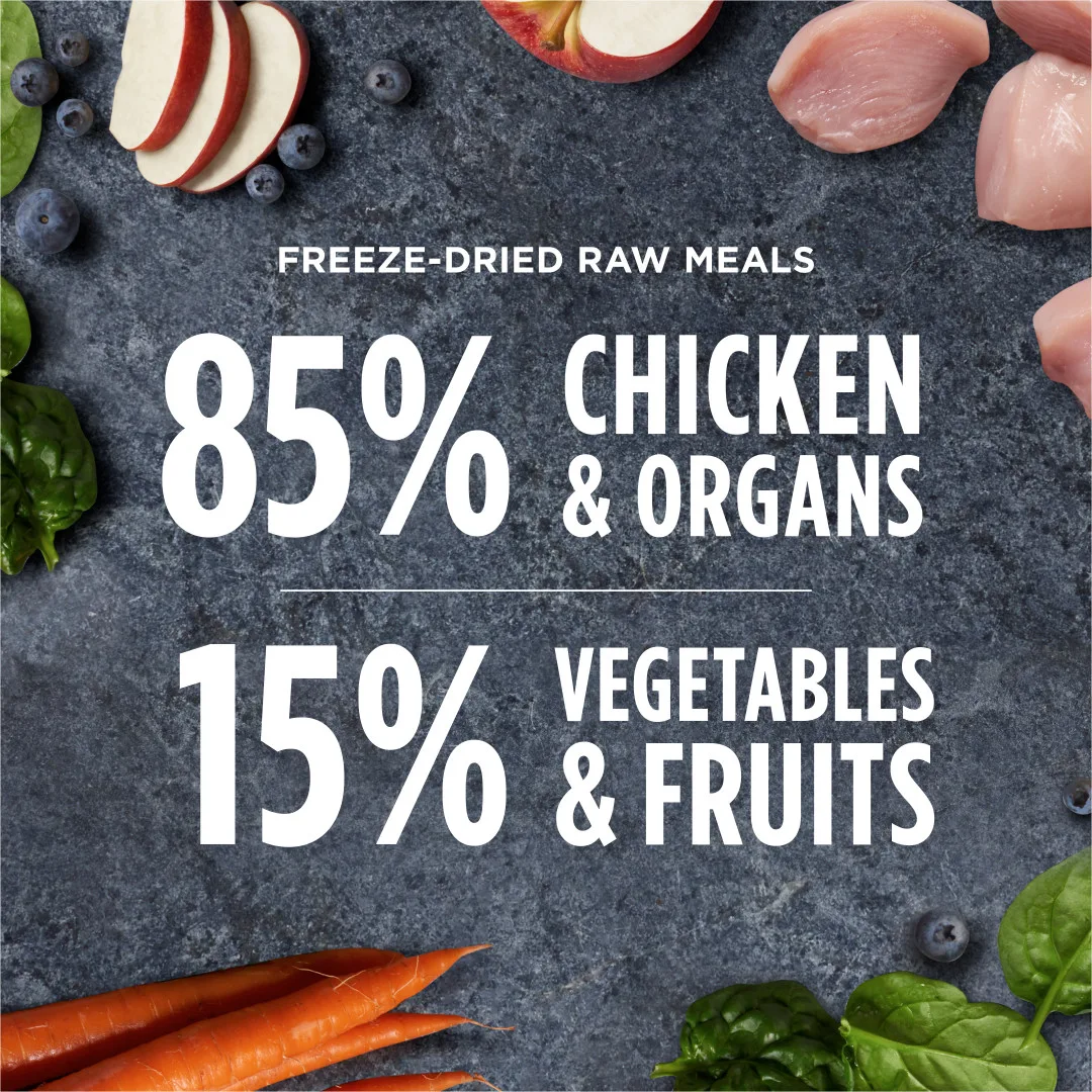 Instinct Raw Meals Cage-Free Chicken Freeze-Dried Dog Food - Image 4