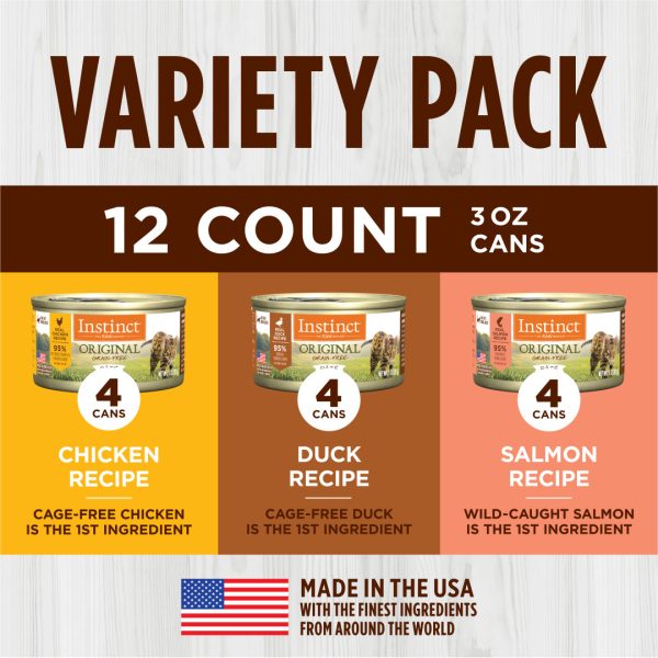 Instinct Original Variety Pack Wet Cat Food, 12 Cans - Image 3