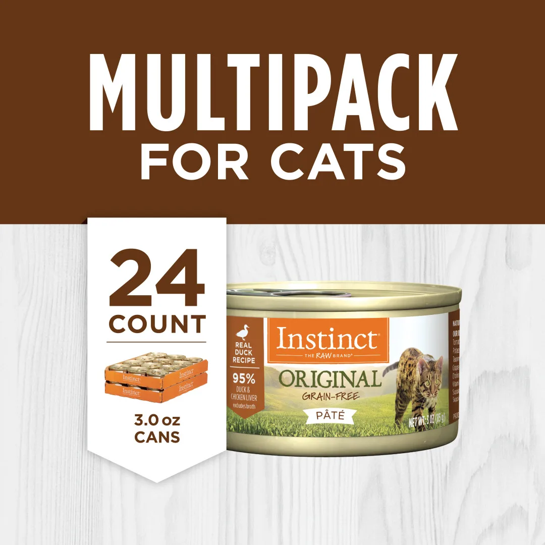 Instinct Original Real Duck Pate Grain-Free Wet Cat Food, 85g - Image 3