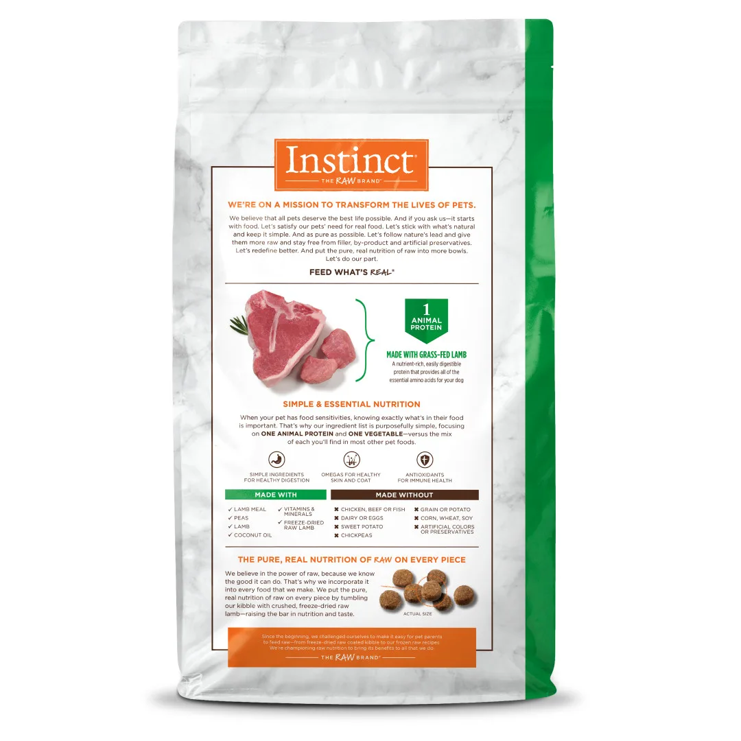 Instinct Limited Ingredient Diet Real Lamb Dry Dog Food, 1.8kg - Image 6
