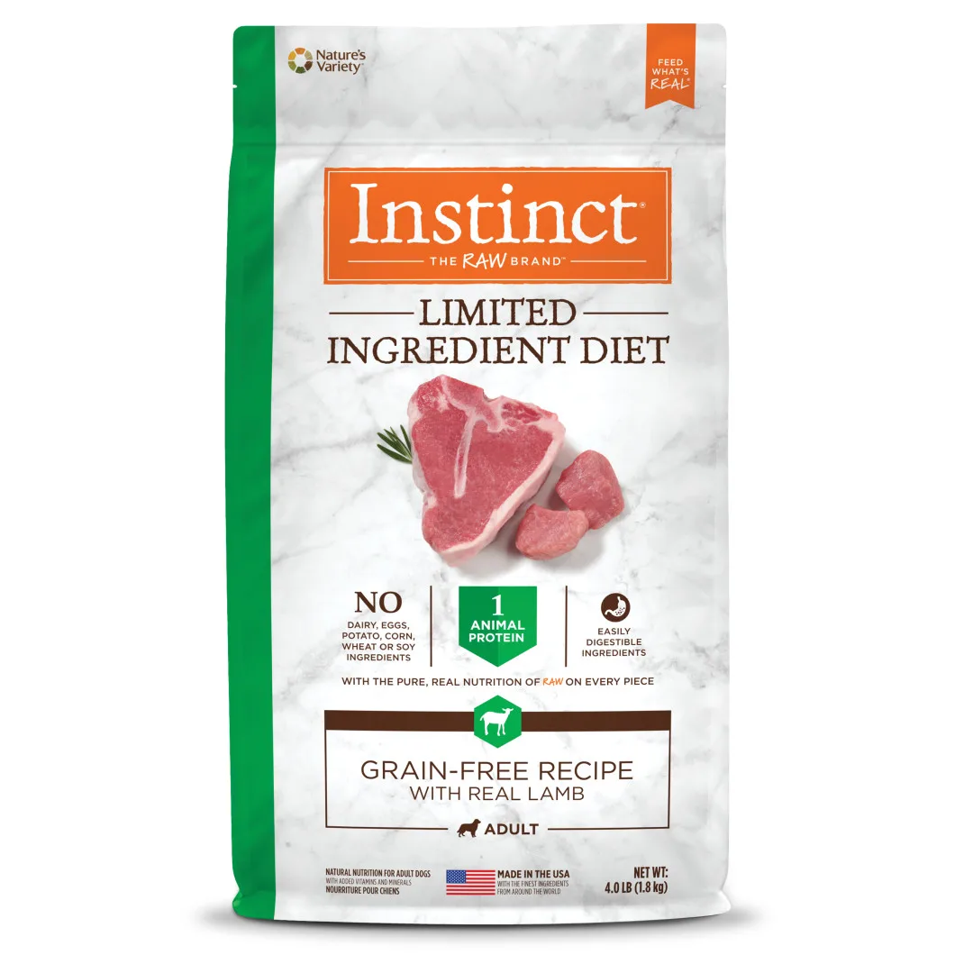Instinct Limited Ingredient Diet Real Lamb Dry Dog Food, 1.8kg