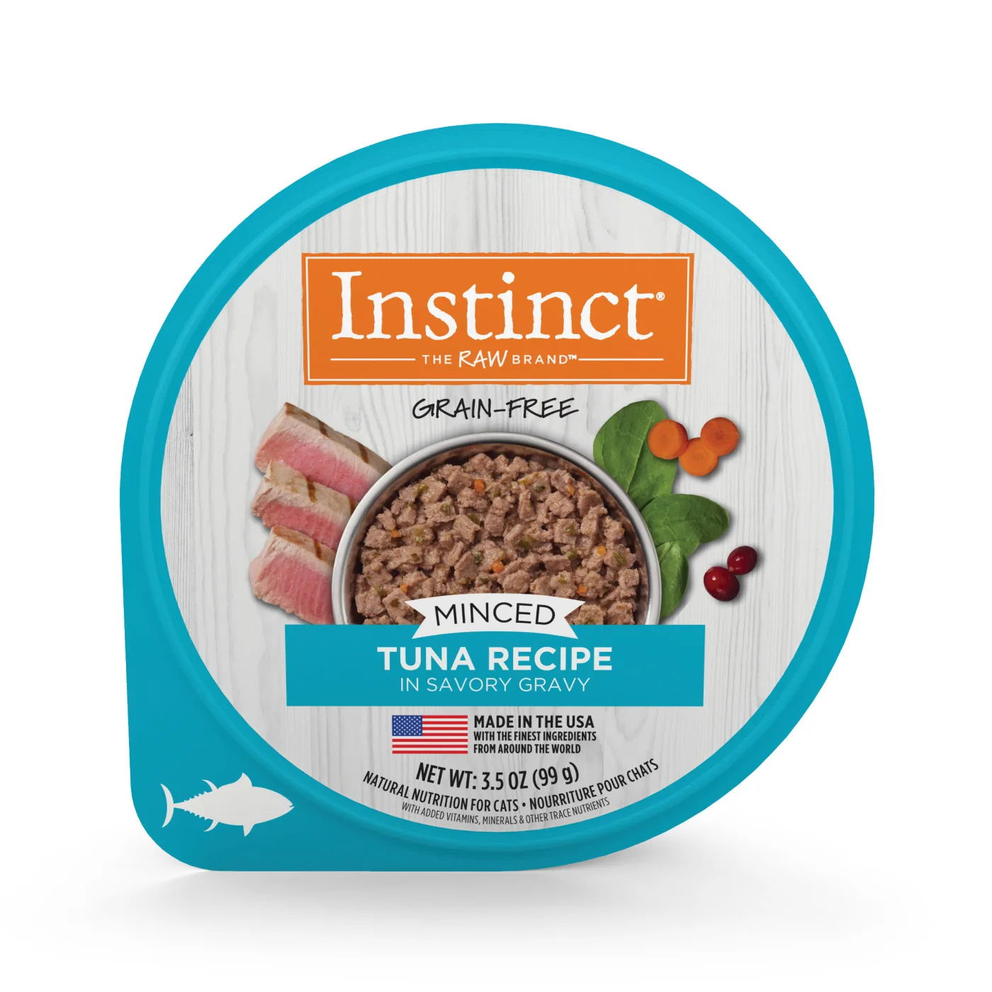 Instinct Minced Real Tuna Grain-Free Wet Cat Food, 99g - Image 4