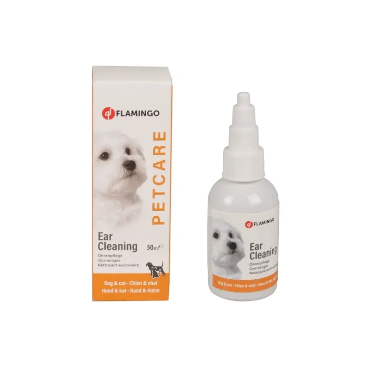 Flamingo Ear Cleaner For Cats & Dogs, 50ml