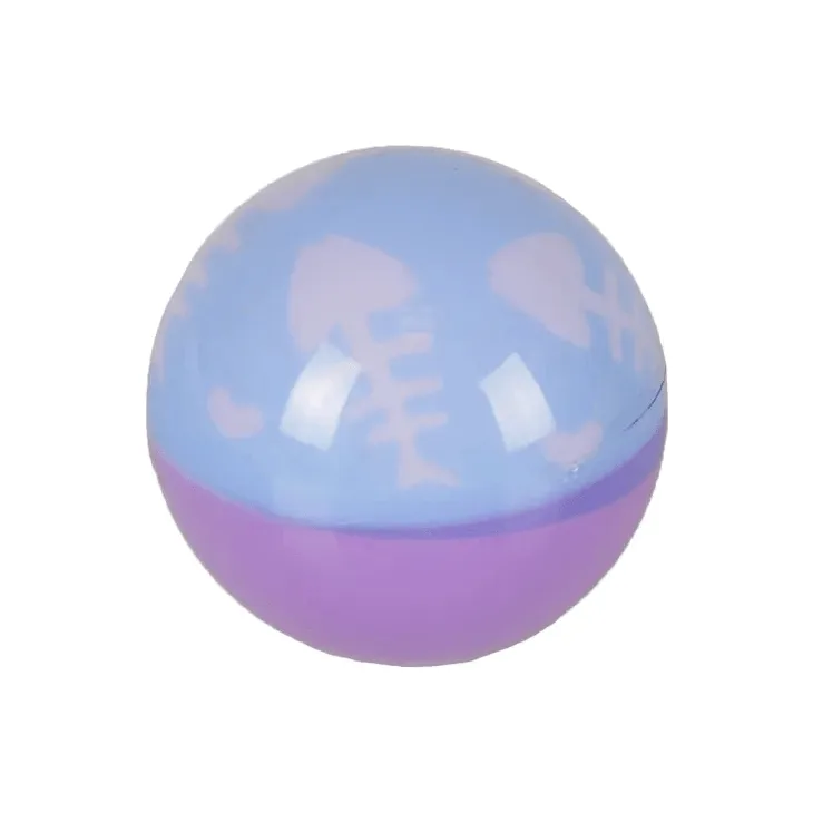 Flamingo Wobbler Flashing Ball Cat Toy, Blue