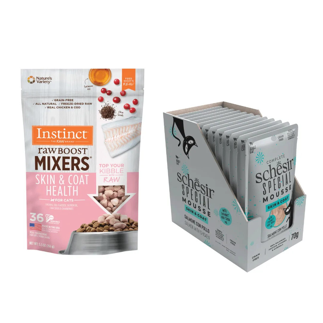 Beautiful Skin & Coat and Reduce Hair-loss & Hairball Naturally!