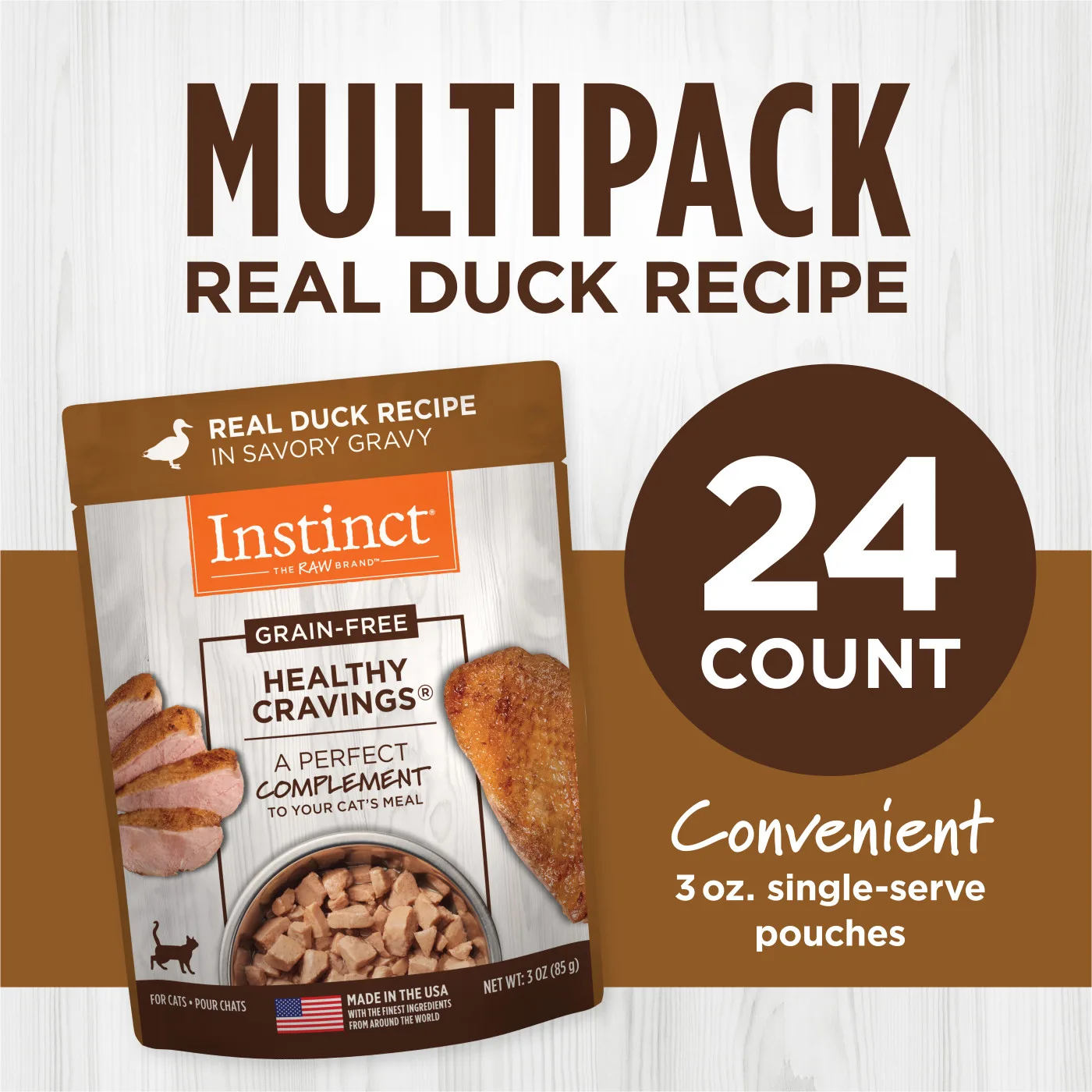 Instinct Healthy Cravings Real Duck Grain-Free Wet Cat Food, 85g - Image 6