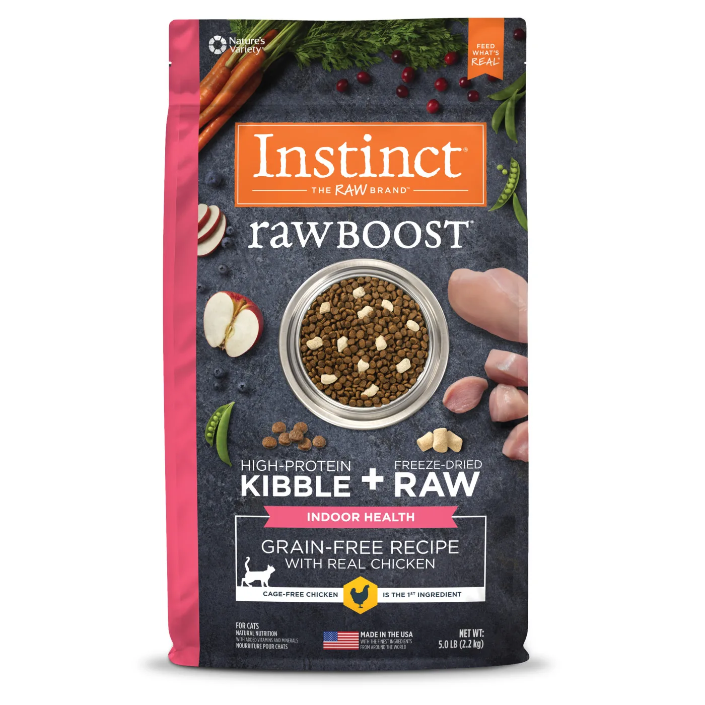 Instinct Raw Boost Indoor Health Chicken Dry Cat Food, 2.2kg