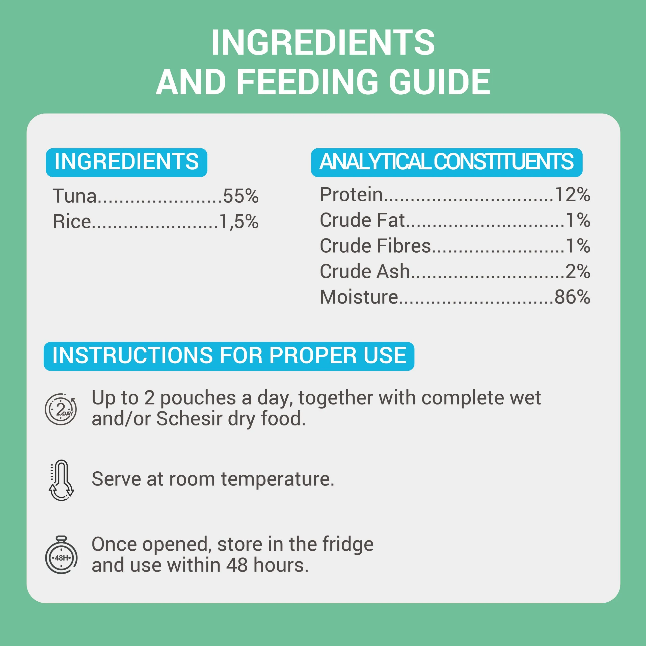 Schesir Tuna in Jelly Wet Cat Food, 70g - Image 5