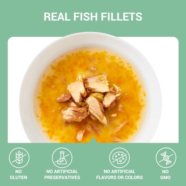 Schesir Soup Tuna with Pumpkin Wet Cat Food, 40g - Image 2