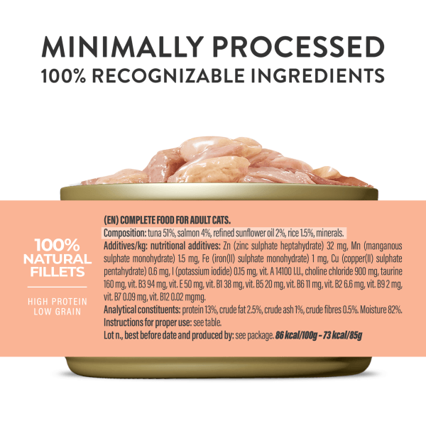 Schesir Complete Nutrition Tuna with Salmon in Jelly Wet Cat Food, 85g - Image 2