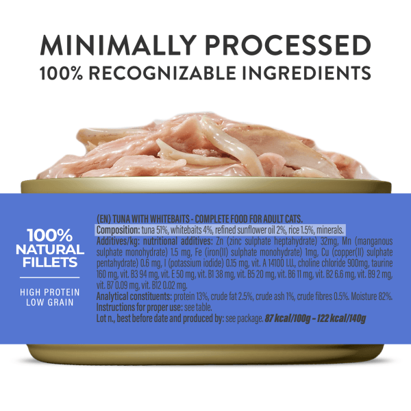 Schesir Complete Nutrition Tuna with Whitebaits in Jelly Wet Cat Food, 140g - Image 2