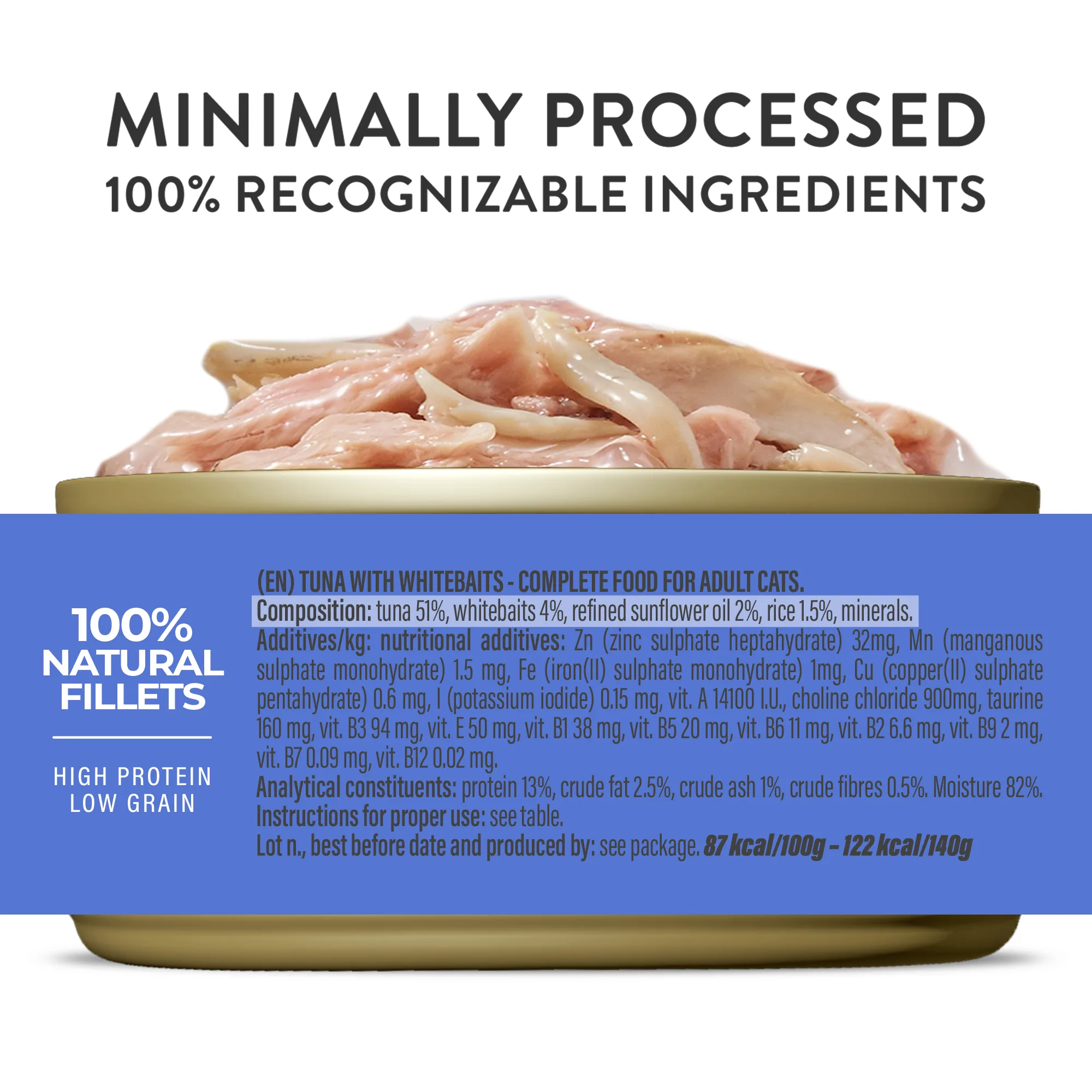 Schesir Complete Nutrition Tuna with Whitebaits in Jelly Wet Cat Food, 140g - Image 2
