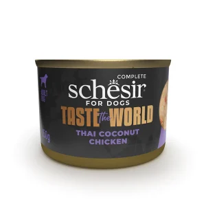 Schesir Taste the World Thai Coconut Chicken Wet Dog Food, 150g