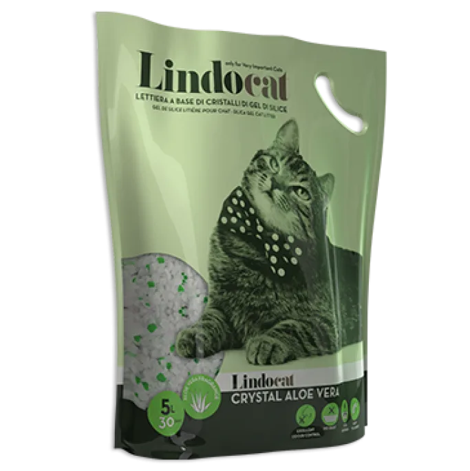 LindoCat Crystal Aloe Vera Scent, Silica Gel 5L