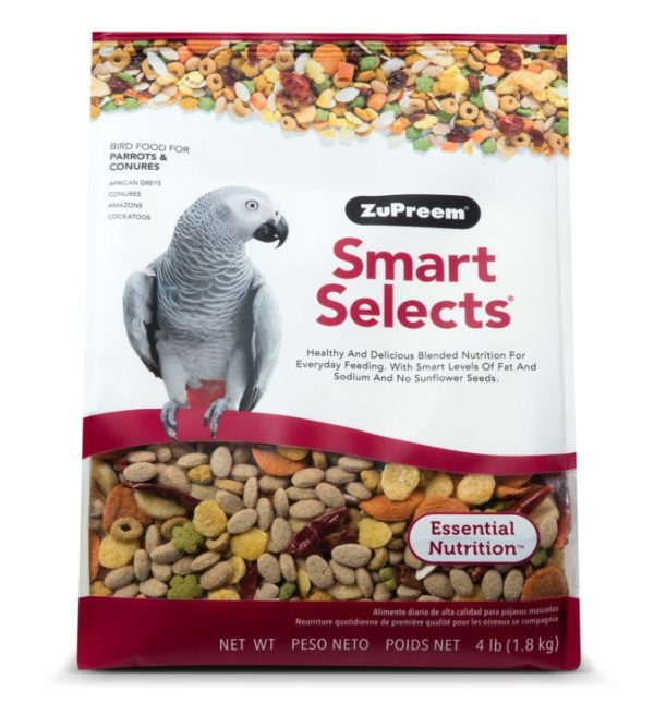 Zupreem Smart Selects Parrots & Conures 4lb
