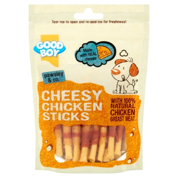 Good Boy Cheesy Chicken Sticks, Dog treats 80g