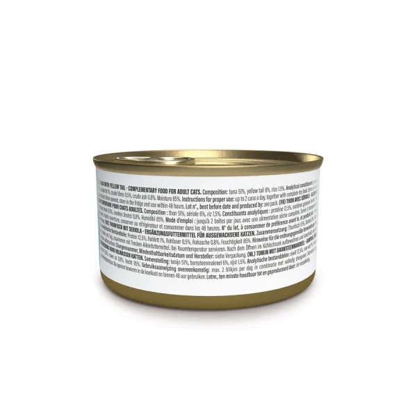 Schesir Tuna with Yellow Tail in Jelly Wet Cat Food, 70g - Image 3