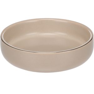 Flamingo Eram Ceramic Cat Bowl, Beige