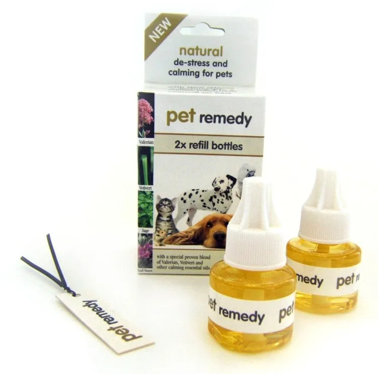 Pet Remedy Refill Pack 2 x 40ml (Natural Destress & Calming for Pets)