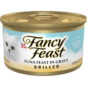 Alternative view of Fancy Feast Grilled Tuna Feast In Gravy Gourmet Wet Cat Food, 85g (5+1 Pack)