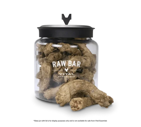 Vital Essentials Freeze-Dried RAW Chicken Necks Bars Dog & Cat Treats, 55 pieces