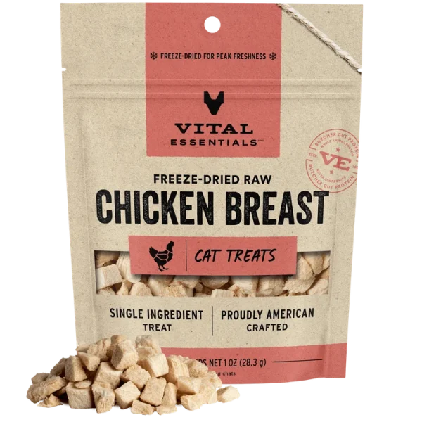 Vital Essentials Chicken Breast Freeze-Dried RAW Cat Treat