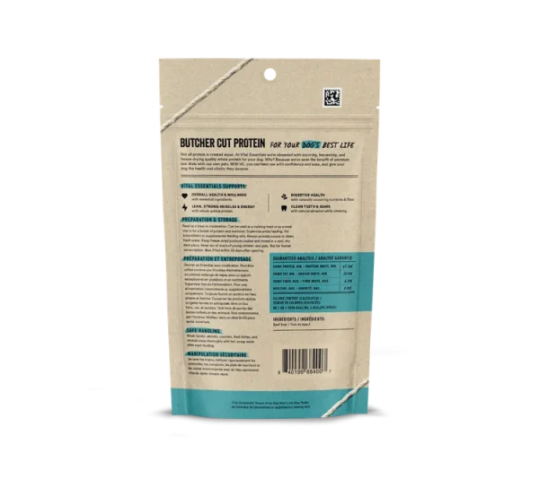 Vital Essentials Beef Liver Freeze-Dried RAW Dog Treat, 2.1oz - Image 2
