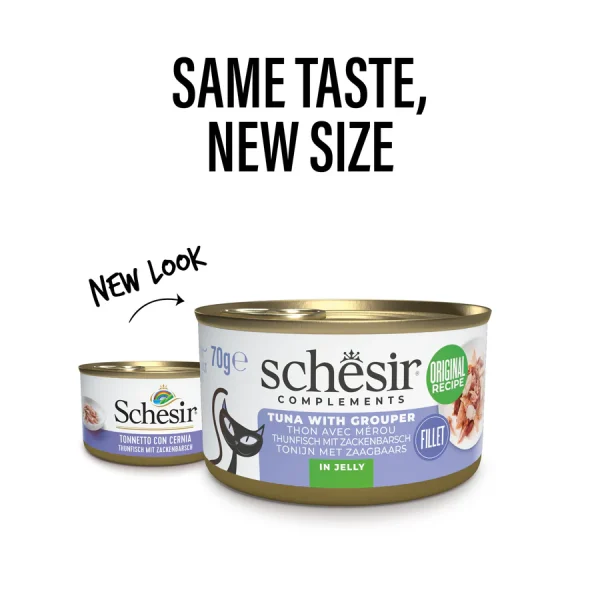 Schesir Tuna with Grouper Wet Cat Food, 70g - Image 2