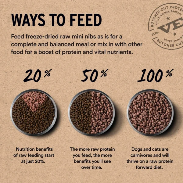 Vital Essentials Freeze-Dried RAW Beef Entree Crunchy Mini Nibs Dog Food, 5.5oz - Image 7