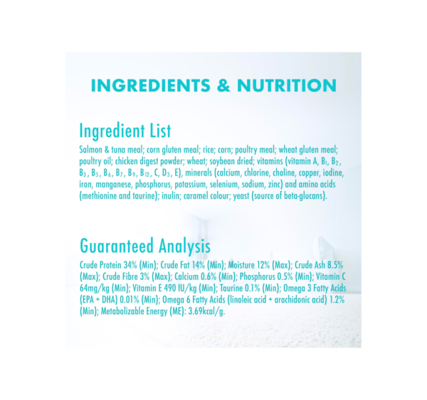 Purina One Healthy Adult Salmon and Tuna Dry Cat Food - Image 5