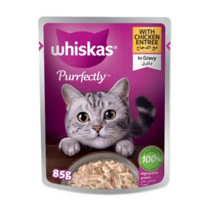 Whiskas Purrfectly Chicken Entree Wet Cat Food, 85g