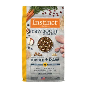 Instinct Raw Boost Whole-Grain Real Chicken & Brown Rice Dry Dog Food, 1.5kg