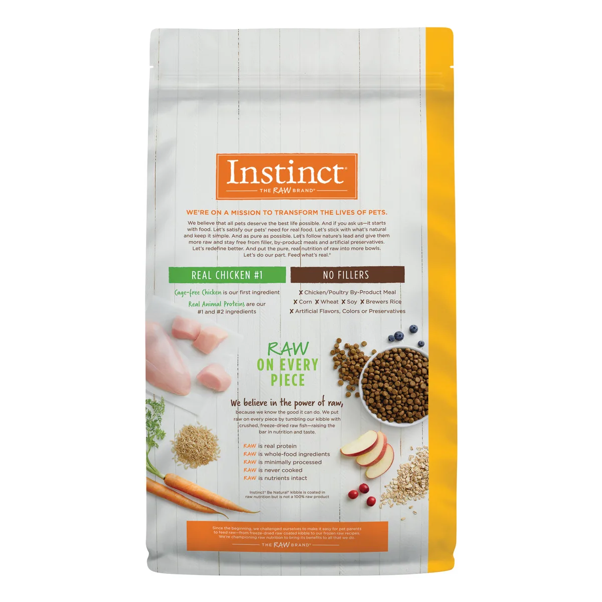 Instinct Be Natural Real Chicken & Brown Rice Dry Dog Food - Image 3