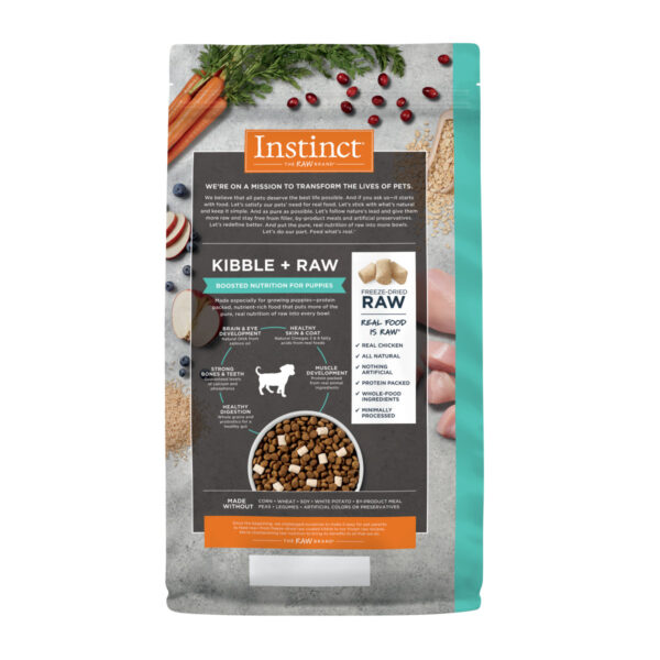Instinct Raw Boost Whole-Grain Chicken & Brown Rice Dry Puppy Food, 1.5 kg - Image 3