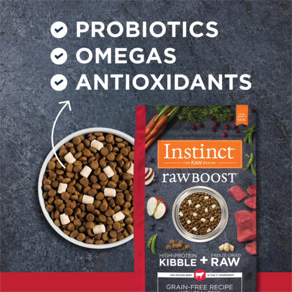 Instinct Raw Boost Real Beef Dry Dog Food, 1.5 kg - Image 2
