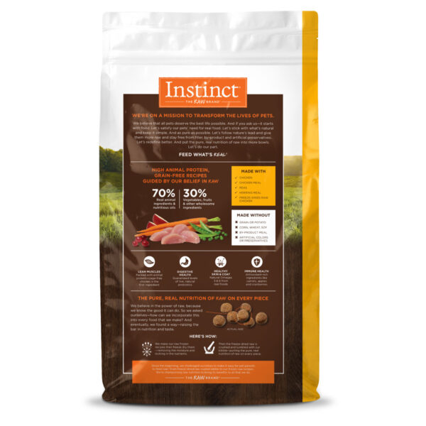 Instinct Original Grain-Free Recipe Real Chicken Dry Dog Food - Image 7
