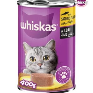 Whiskas Fish Menu Sardines in Jelly Wet Cat Food, 400g