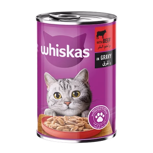 Whiskas Beef In Gravy Wet Cat Food, 400g