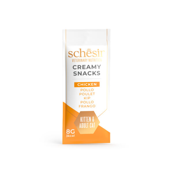 Schesir Veterinary Nutrition Chicken Cat Creamy Snacks, 20 Pieces - Image 2