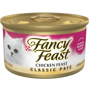 Fancy Feast Classic Paté Chicken Feast Wet Cat Food, 85g