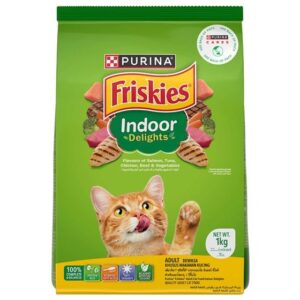 Friskies Indoor Delights Dry Cat Food, 1kg