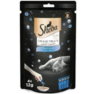 Sheba Melty Tuna Flavor Creamy Cat Treat, 48g
