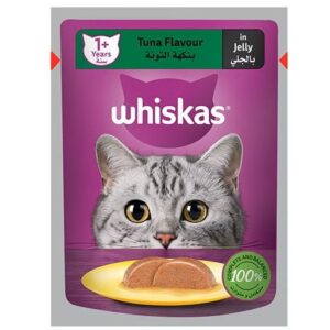 Whiskas Tuna Flavour in Jelly Wet Cat Food, 80g