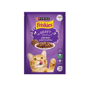 Friskies Beef in Gravy Wet Cat Food, 85g