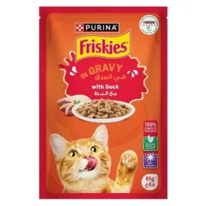 Friskies Duck Chunks in Gravy Wet Cat Food, 85g