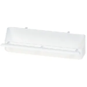 Flamingo Seed and Water Cup with Step for Birds, White, 100ml