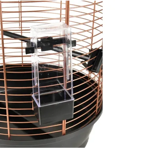 ⁦فلامينقو قفص طيور سانا 2، نحاسي وأسود⁩ - الصورة ⁦5⁩