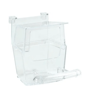 Flamingo Alfi Seed and Water Cup with Step, Transparent 50ml