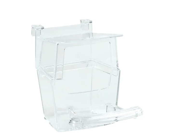 Flamingo Alfi Seed and Water Cup with Step, Transparent 50ml