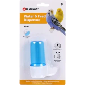 Alternative view of Flamingo Neri Round Automatic Water and Food Dispenser, Small